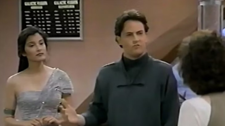 Kelly Hu and Matthew Perry in the unsold pilot of "LAX 2194"