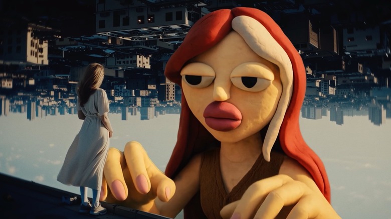 Captura de pantalla de la película inacabada: el Corte de Pino Noemie.