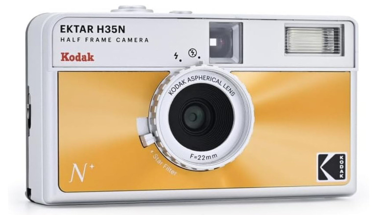 The Kodak Ektar H35N against a white background