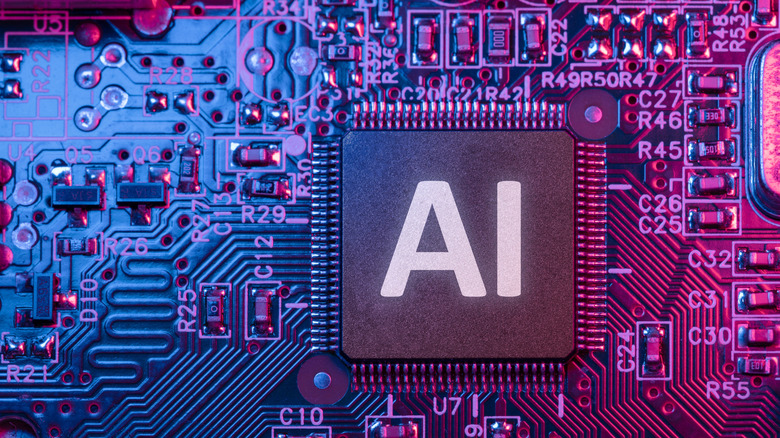 An abstracted NPU positioned on a circuit board