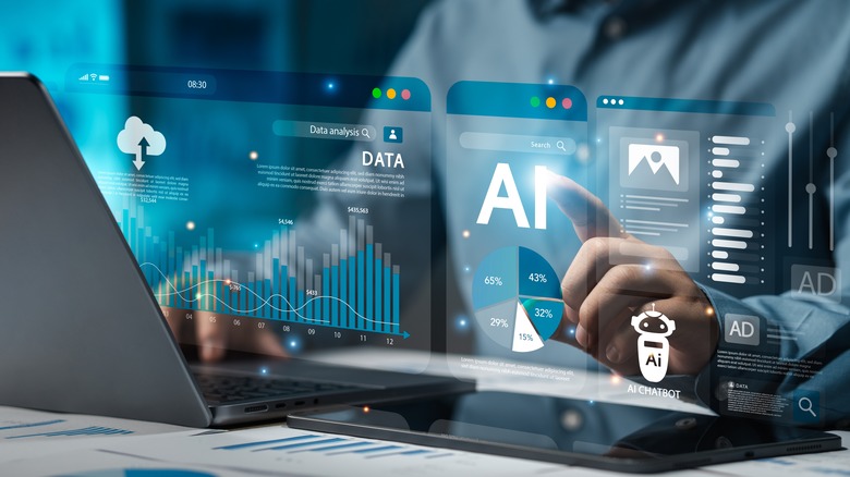 A concept image of using AI tools.