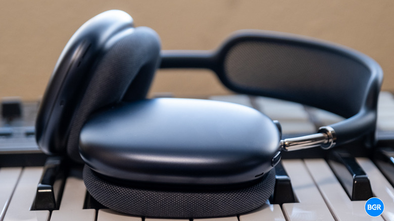 AirPods Max 2 on a keyboard