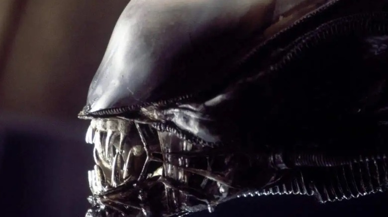 The Xenomorph drooling in Alien