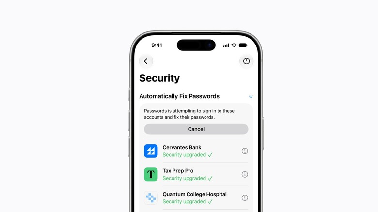 Apple's Passwords app in iOS 27