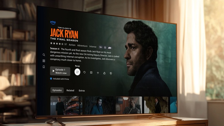 Jack Ryan splash screen on Prime Video