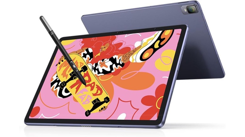 An Amazon promotional photo showing the front and back of the XPPEN Magic Drawing Pad tablet