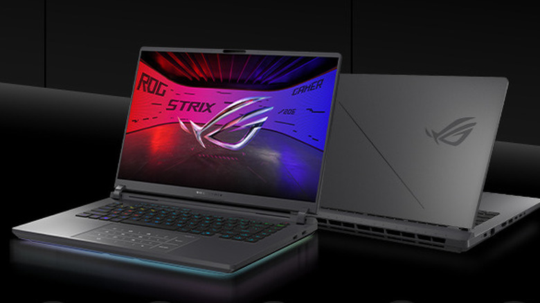 The Asus ROG Strix laptop