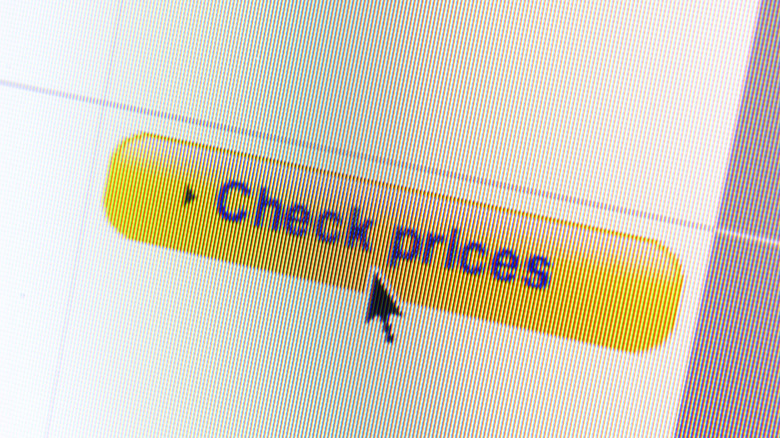 check prices comparison button with mouse arrow pointer over it