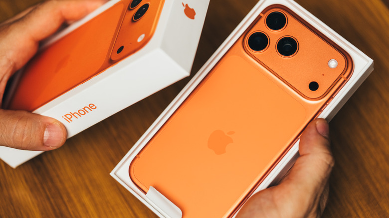 Apple's iPhone 17 Pro Max in Cosmic Orange