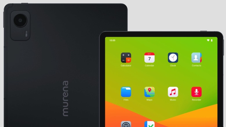 Renders of the Murena Volla Tablet.