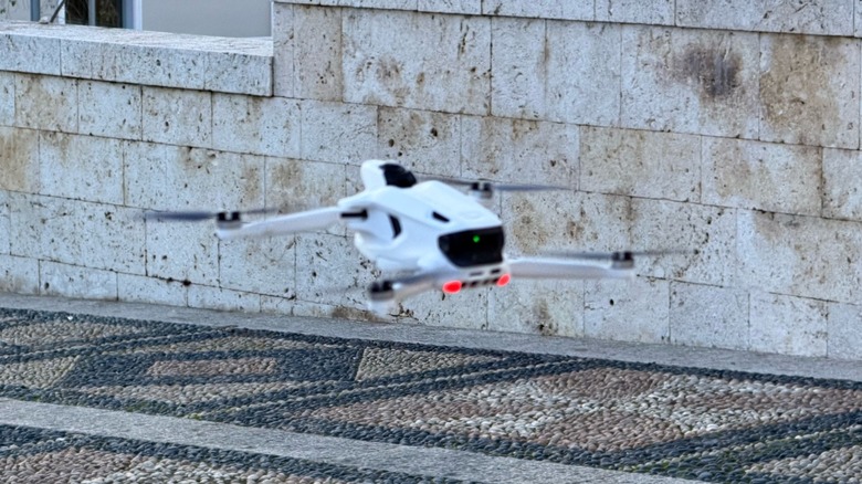 Antigravity A1 drone before landing