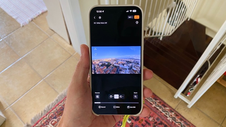 Antigravity app running on an iPhone 17 Pro Max