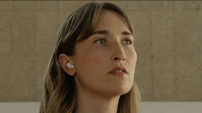 Close-Up of women with AirPods 5 in her ears