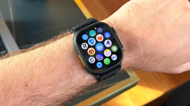 An Apple Watch on a man's wrist