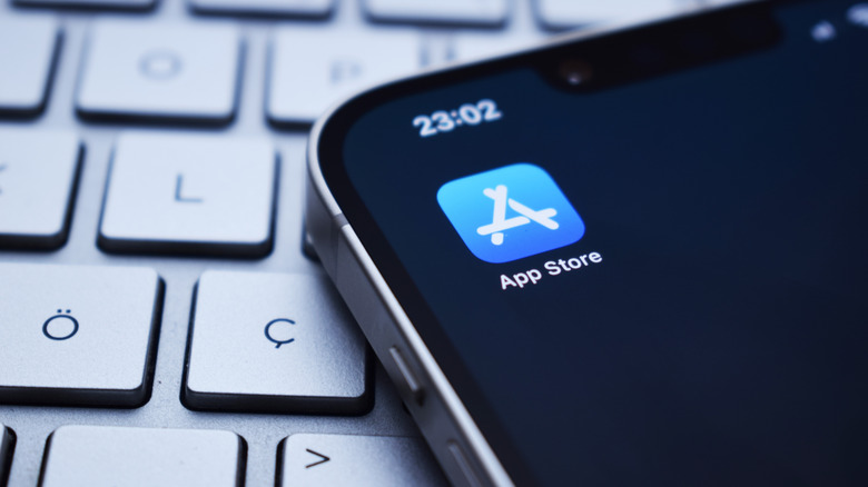 App Store icon on an iPhone