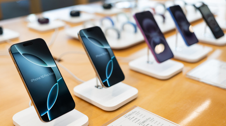 iPhone 16 Pro at an Apple Store