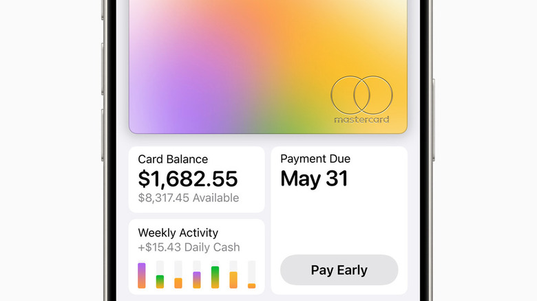 Apple Card dashboard screenshot