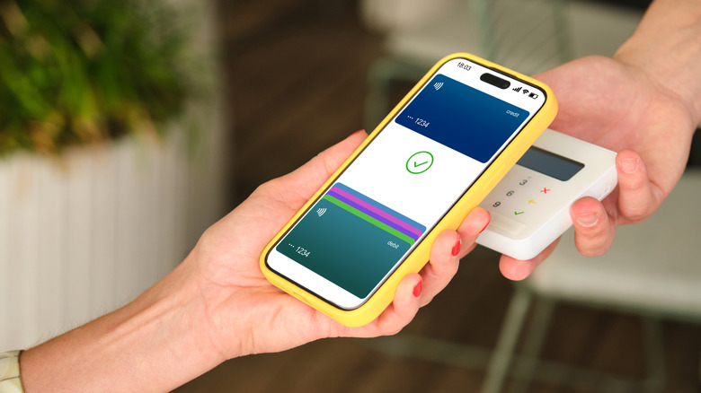 Paying with Apple Pay in a retail store