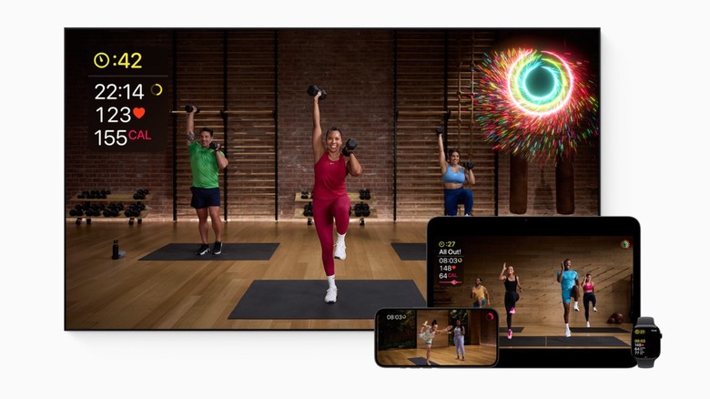 Apple Fitness+ is available on Apple TV, iPhone, iPad, and Apple Watch