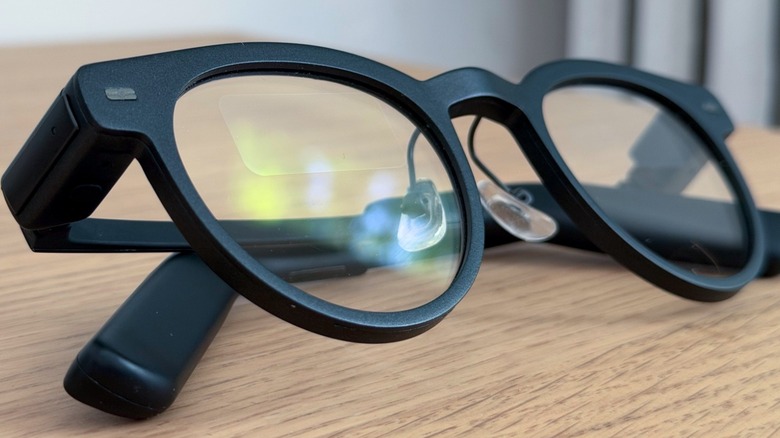 Close-up shot at XGIMI's smart glasses with built-in display