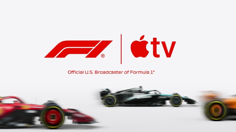 Apple TV and Formula 1 poster
