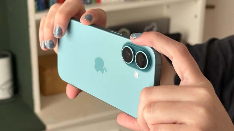 iPhone 16's Camera Control in action