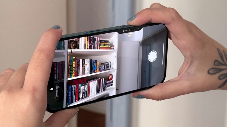 iPhone 16's Camera Control in action
