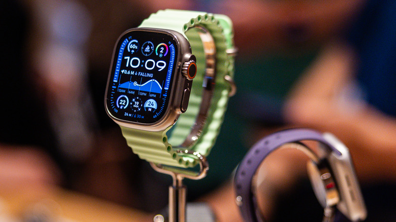 Apple Watch on display