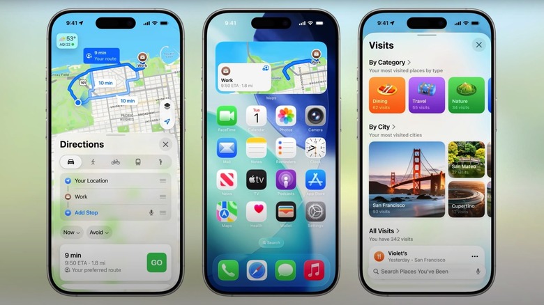 Apple Maps features in iOS 26.