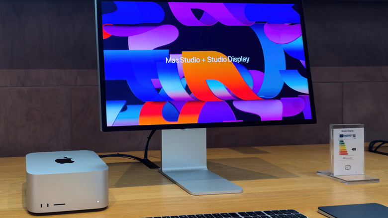 Mac Studio with a Studio Display