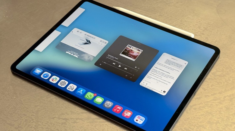 M4 iPad Pro running iPadOS 26