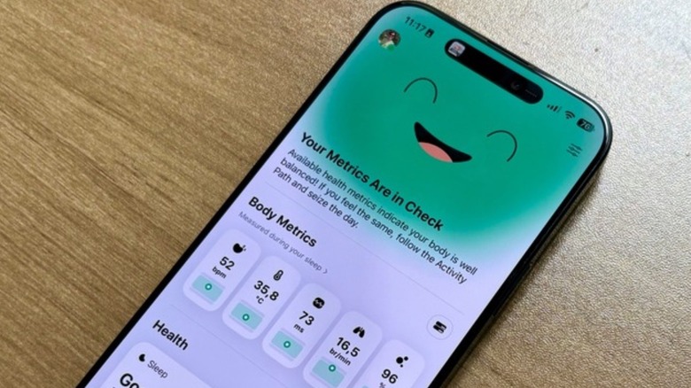 Body Metrics feature available with Gentler Streak