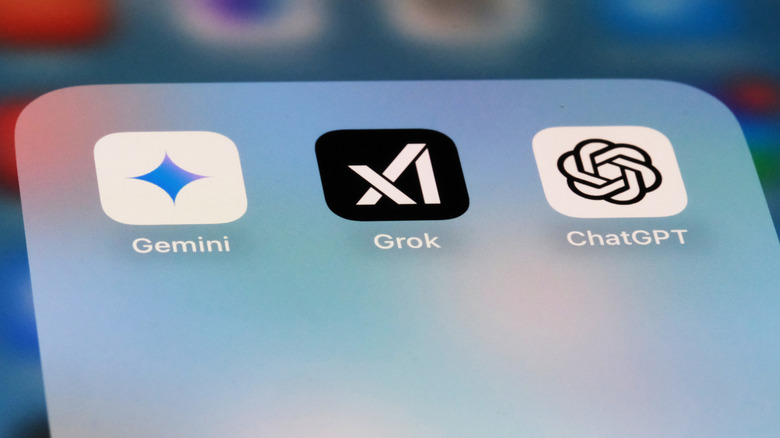 AI apps on an iPhone