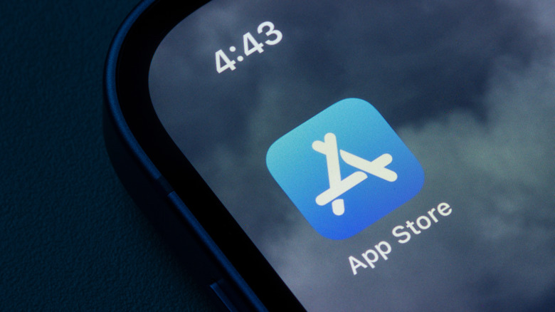 App Store icon on an iPhone