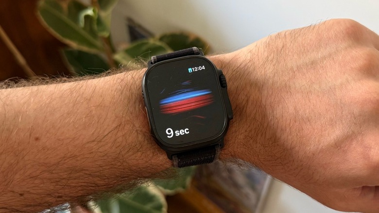 Apple Watch Ultra 2 screen for Blood Oxygen feature
