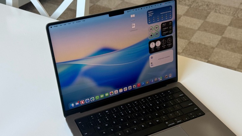 A MacBook Pro on a table