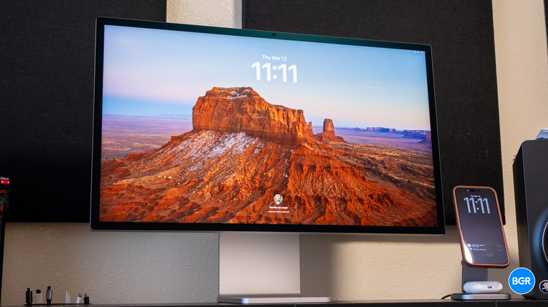 Apple Studio Display XDR on a table