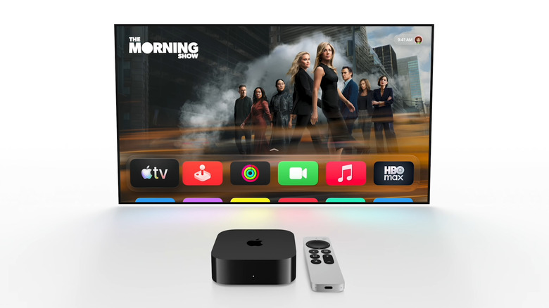 Apple TV 4K and new remote close-up