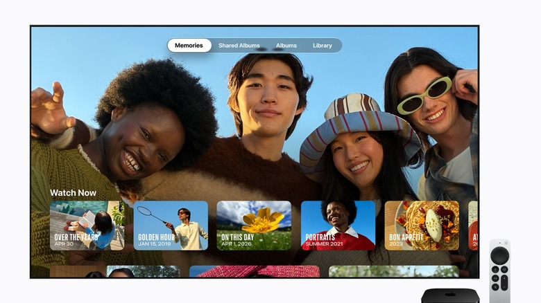 Apple TV 4K and home screen