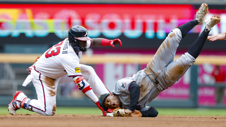 MLB baseball action