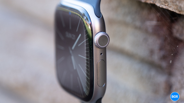 Side of the Apple Watch Series 11