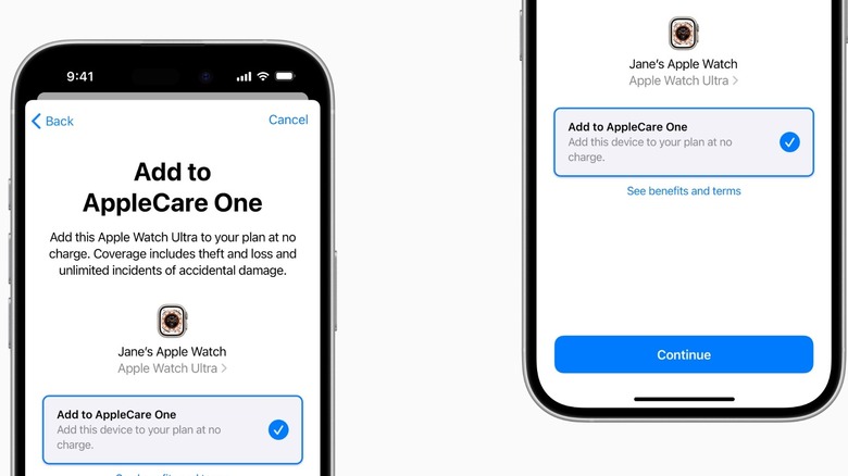 Agregar la suscripción de AppleCare One con un iPhone 16