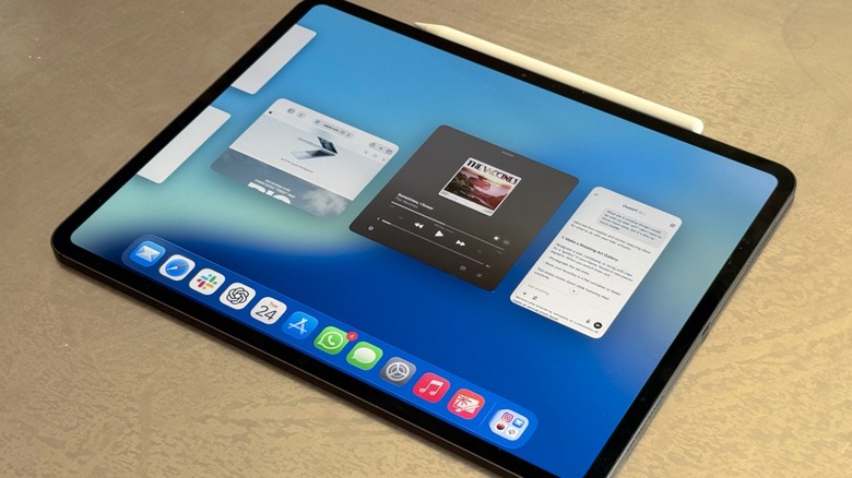 M4 iPad Pro running iPadOS 26