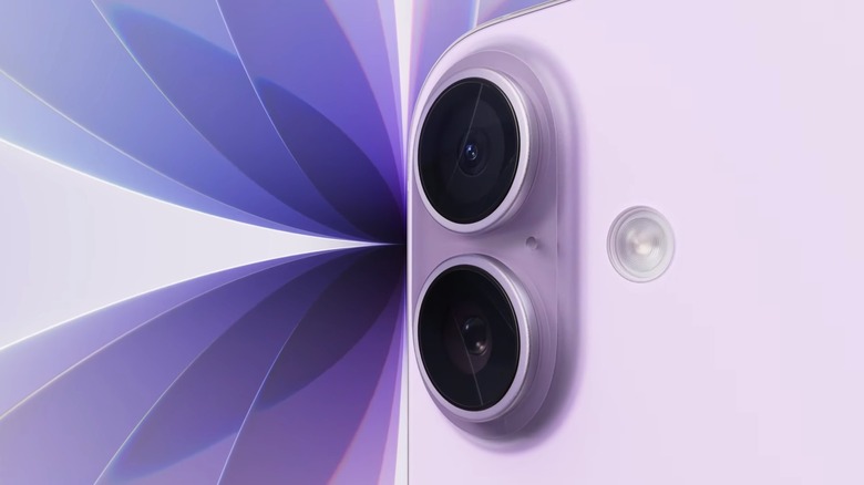 The iPhone 17's dual-lens camera system.