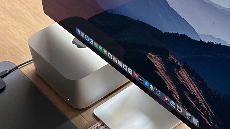 Mac Studio and Studio Display running macOS Sequoia