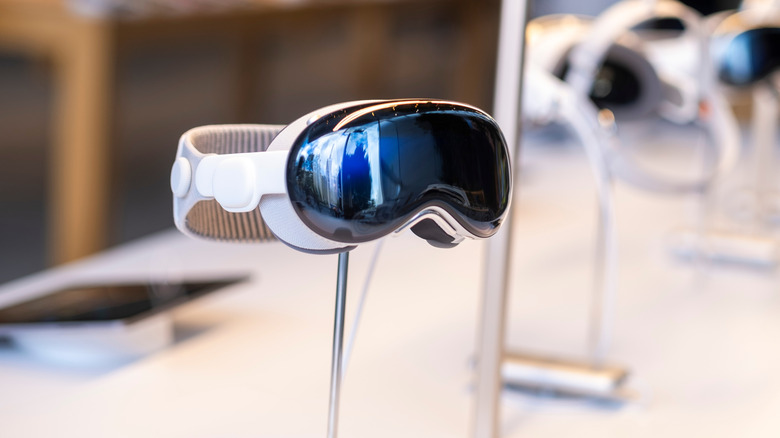 Apple Vision Pro at an Apple Store
