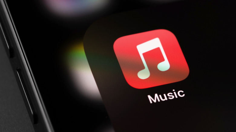 Apple Music icon on an iPhone