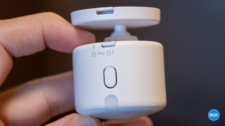 Holding the Aqara FP300