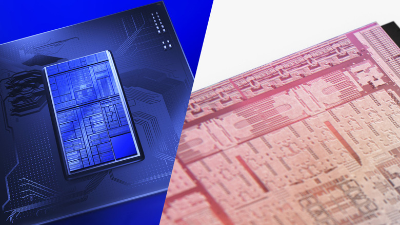 Apple Silicon and Intel chip renders