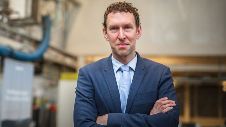 Blykalla's CEO, Jacob Stedman, standing with arms crossed.